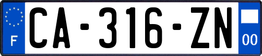 CA-316-ZN