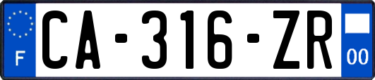 CA-316-ZR