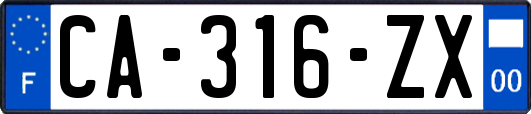 CA-316-ZX