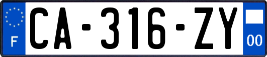 CA-316-ZY