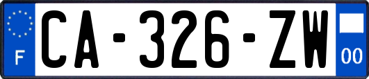 CA-326-ZW