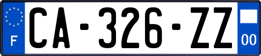 CA-326-ZZ