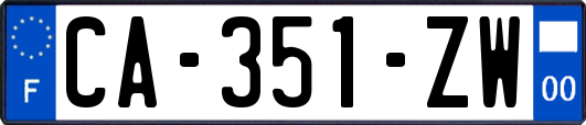 CA-351-ZW