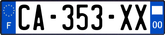 CA-353-XX