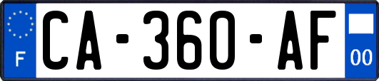 CA-360-AF