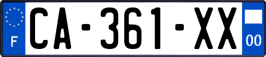 CA-361-XX