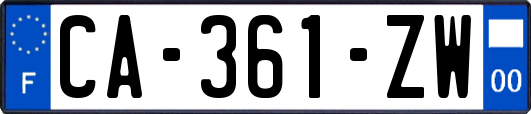 CA-361-ZW