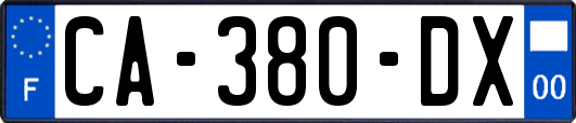 CA-380-DX