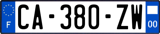 CA-380-ZW