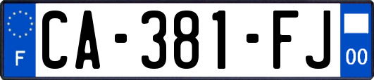 CA-381-FJ