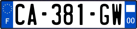 CA-381-GW