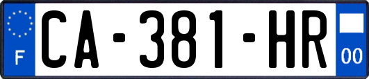CA-381-HR