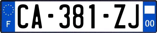 CA-381-ZJ