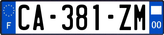 CA-381-ZM