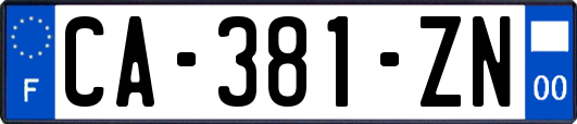 CA-381-ZN