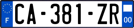 CA-381-ZR