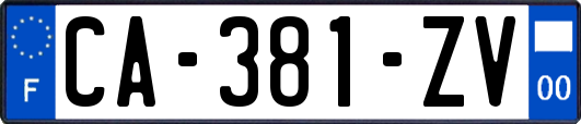 CA-381-ZV