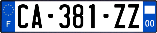 CA-381-ZZ