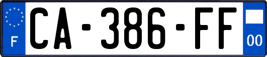 CA-386-FF