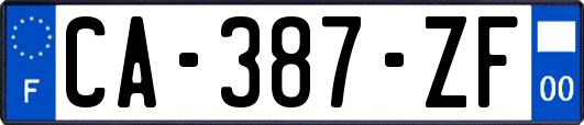 CA-387-ZF