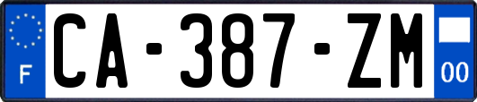 CA-387-ZM