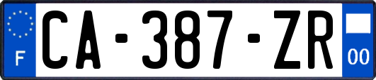 CA-387-ZR