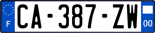 CA-387-ZW