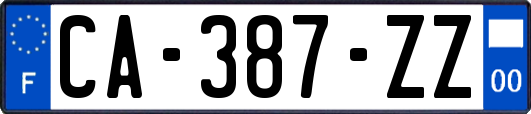 CA-387-ZZ