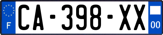 CA-398-XX