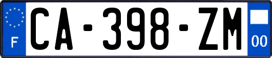 CA-398-ZM