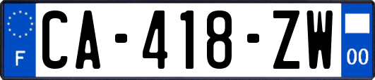 CA-418-ZW