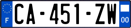 CA-451-ZW