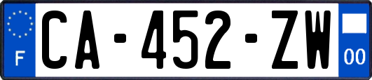 CA-452-ZW