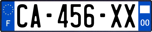 CA-456-XX