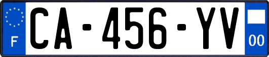 CA-456-YV