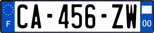 CA-456-ZW