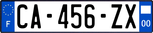 CA-456-ZX