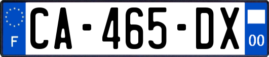 CA-465-DX