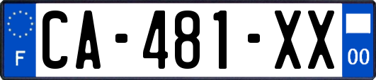 CA-481-XX