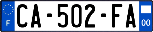 CA-502-FA