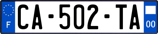 CA-502-TA