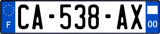 CA-538-AX