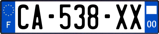 CA-538-XX