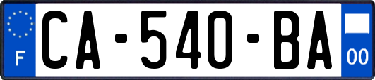 CA-540-BA