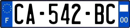 CA-542-BC