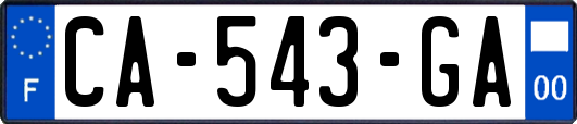 CA-543-GA