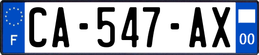 CA-547-AX