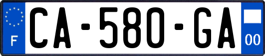 CA-580-GA