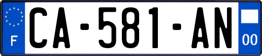 CA-581-AN