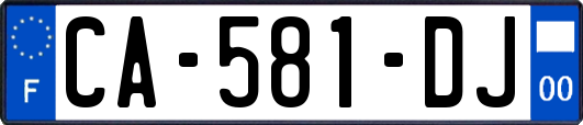 CA-581-DJ